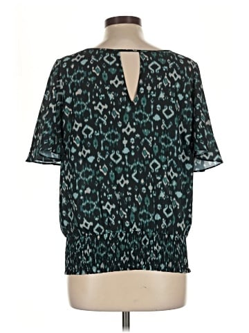 INC International Concepts Short Sleeve Blouse (view 2)