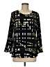 Alfani Black 3/4 Sleeve T-Shirt Size M - photo 1