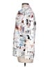 Unbranded Print Silver Long Sleeve Button-Down Shirt Size L - photo 5