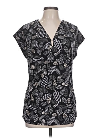 Anne Klein Short Sleeve Blouse (view 1)