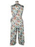Nina Leonard Print Blue Jumpsuit Size XL - photo 2