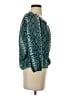 BCBGMAXAZRIA 100% Polyester Teal 3/4 Sleeve Blouse Size XS - photo 4