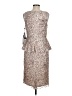 Adrianna Papell 100% Polyester Silver Cocktail Dress Size 8 - photo 2