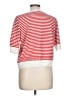 Adrianna Papell Stripes Red Pullover Sweater Size L - photo 5