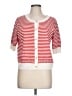 Adrianna Papell Stripes Red Pullover Sweater Size L - photo 4