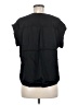 Rails Black Short Sleeve Blouse Size M - photo 2