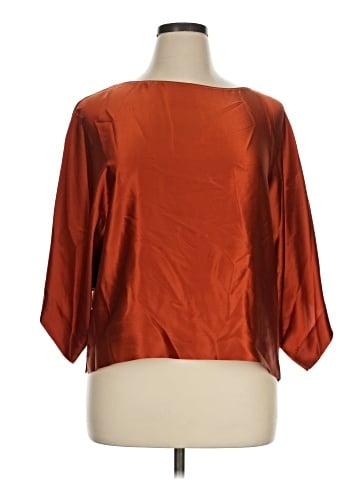 Lafayette 148 New York 3/4 Sleeve Silk Top (view 1)