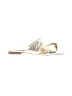 Vince Camuto Metallic Gold Ivory Sandals Size 8 - photo 1