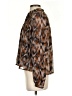 Steve Madden 100% Polyester Animal Print Brown Long Sleeve Blouse Size S - photo 5