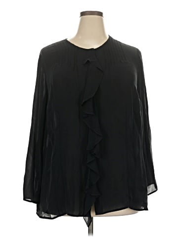 INC International Concepts 3/4 Sleeve Silk Top (view 1)