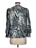 T Tahari 100% Polyester Silver 3/4 Sleeve Blouse Size M - photo 2