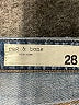 Rag & Bone 100% Cotton Stars Blue Denim Shorts Size 28 waist - photo 3