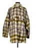 Zara Plaid Green Coat Size Sm - Med - photo 1