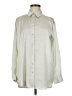 Zara Solid Ivory Long Sleeve Button-Down Shirt Size M - photo 1
