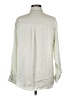 Zara Solid Ivory Long Sleeve Button-Down Shirt Size M - photo 2