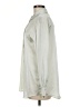 Zara Solid Ivory Long Sleeve Button-Down Shirt Size M - photo 5