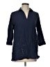 Foxcroft Blue 3/4 Sleeve Button-Down Shirt Size 10 - photo 1