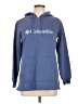 Columbia Solid Blue Pullover Hoodie Size L - photo 1