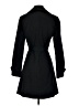 Liquid Black Trenchcoat Size 2 - photo 2