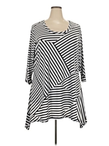 Woman Within 3/4 Sleeve Blouse (view 1)