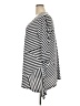Woman Within Stripes Silver 3/4 Sleeve Blouse Size 22 (1X) - photo 5