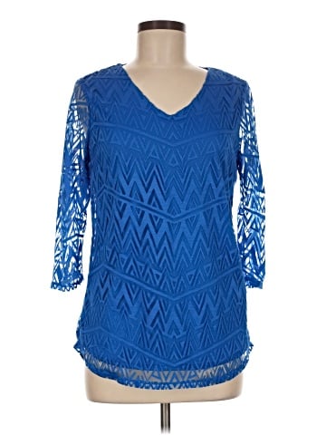 Tribal 3/4 Sleeve Top (view 1)