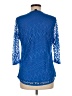 Tribal Blue 3/4 Sleeve Top Size S - photo 2