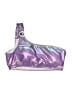 Unbranded Metallic Purple Swimsuit Top Size M - photo 1