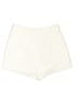 Shein 100% Polyester Ivory Shorts Size 6 - photo 2