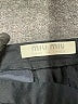Miu Miu Solid Black Blue Dress Pants Size EU (IT) 44 / US 8 - photo 11