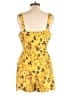 A.L.C. 100% Linen Yellow Romper Size 12 - photo 2