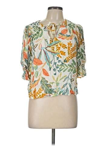 RACHEL Rachel Roy Short Sleeve Blouse (view 1)