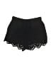 Topshop Hearts Black Shorts Size 4 - photo 1