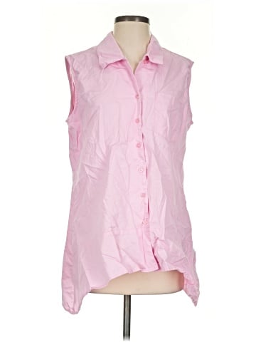 DG^2 by Diane Gilman Sleeveless Button-Down Shirt (view 1)