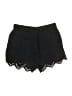Topshop Hearts Black Shorts Size 4 - photo 2