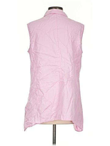DG^2 by Diane Gilman Sleeveless Button-Down Shirt (view 2)