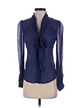 Madison Marcus Long Sleeve Silk Top