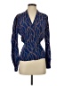 L'Agence Blue Long Sleeve Blouse Size XS (0) - photo 1