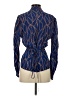 L'Agence Blue Long Sleeve Blouse Size XS (0) - photo 2