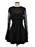 Privacy Please Solid Black Cocktail Dress Size S - photo 1
