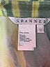Spanner 100% Silk Tie-dye Green 3/4 Sleeve Silk Top Size S - photo 7