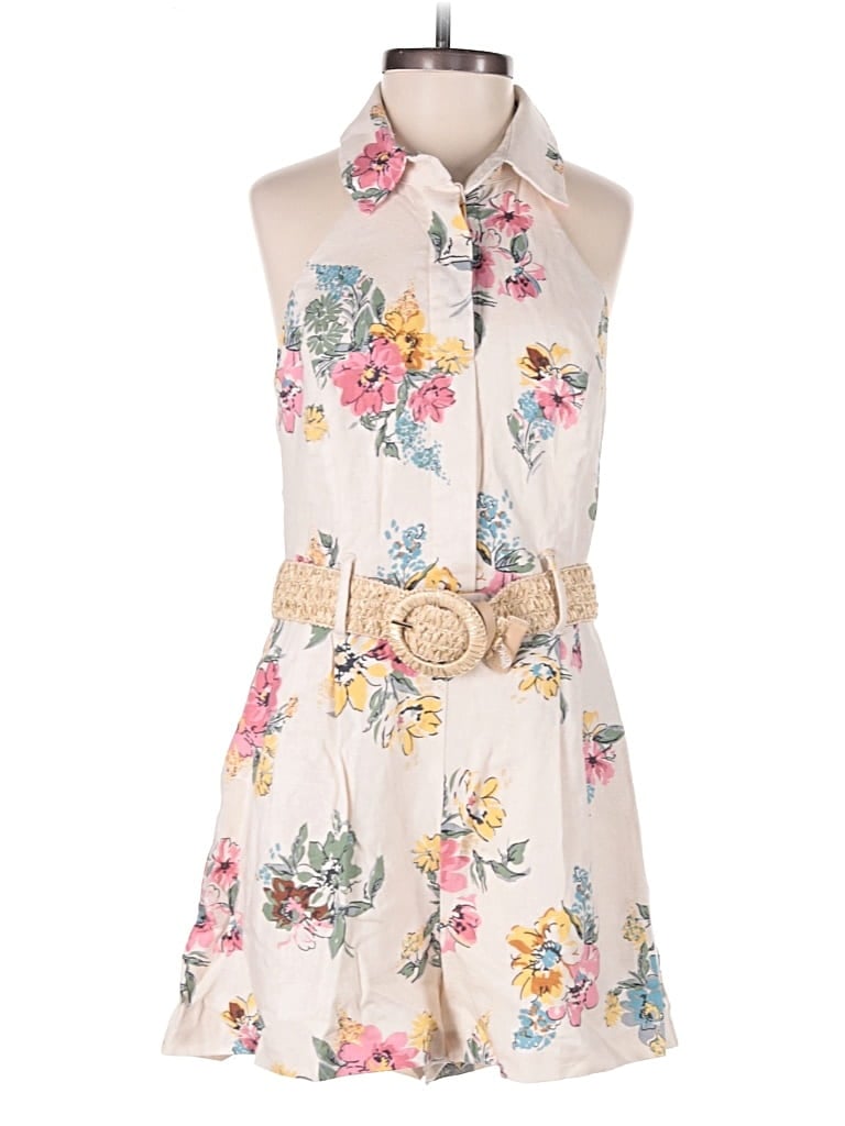 House Of Harlow 1960 Romper In Ivory