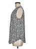 EMALINE Silver Sleeveless Blouse Size M - photo 5