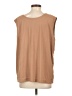 Doncaster Collection 100% Polyester Tan Sleeveless Blouse Size 2w - photo 2