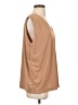 Doncaster Collection 100% Polyester Tan Sleeveless Blouse Size 2w - photo 4