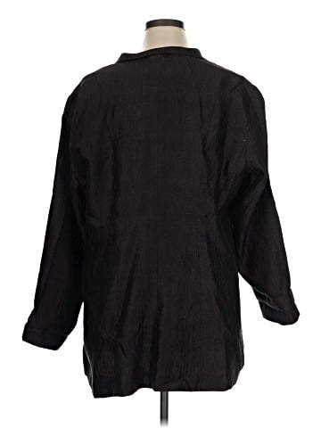 Eileen Fisher 3/4 Sleeve Silk Top (view 2)