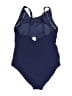 Unbranded Solid Blue One Piece Swimsuit Size L - photo 2