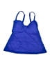 Catalina Chevron-herringbone Blue Swimsuit Top Size 1X - photo 1