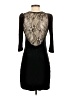 Zara Basic Solid Black Cocktail Dress Size S - photo 2