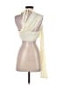 Haute 100% Viscose Ivory Sleeveless Top Size S - photo 2